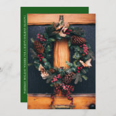 HOLIDAIRE FOTO-KAART | Kerstdeur Feestdagenkaart (Voorkant / Achterkant)