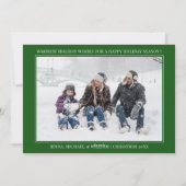 HOLIDAIRE FOTO-KAART | Kerstdeur Feestdagenkaart (Achterkant)