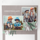 HOLIDAIRE FOTO-KAART | kerstpasta's Drieluik Wenskaart (Binnenzijde eerst)