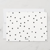 HOLIDAIRE FOTOKAART | Kerstmis met minimale Stippe Feestdagenkaart (Achterkant)