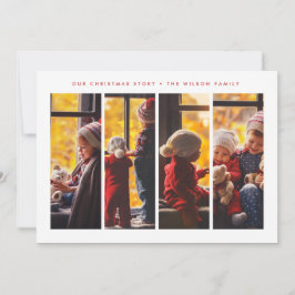 HOLIDAIRE FOTOKAART | Moderne kerstfeestdagen Feestdagenkaart