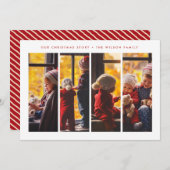 HOLIDAIRE FOTOKAART | Moderne kerstfeestdagen Feestdagenkaart (Voorkant / Achterkant)