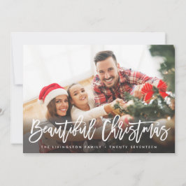 HOLIDAIRE FOTOKAART | Moderne mooie kerst Feestdagenkaart