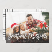 HOLIDAIRE FOTOKAART | Moderne mooie kerst Feestdagenkaart (Voorkant / Achterkant)