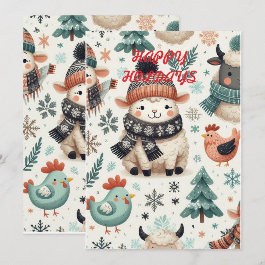 HOLIDAIRE KAARTEN (Voorkant / Achterkant)