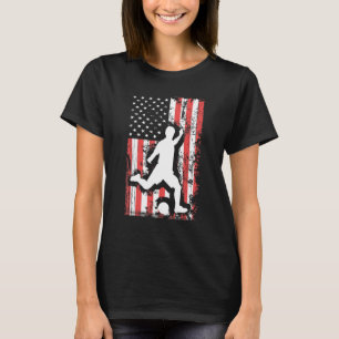 HOLIDAY 365 Soccer US Grunge Flag American 4th of T-shirt
