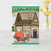 Holiday and Christmas Cheer Kaart (Gele Bloem)