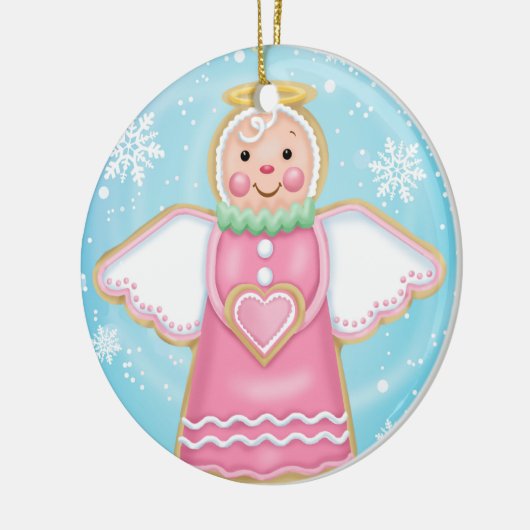 Holiday Angel Cookie Ornament (Links)