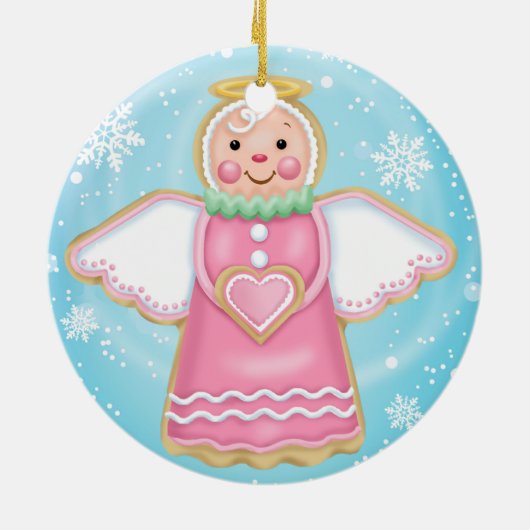Holiday Angel Cookie Ornament (Achterkant)
