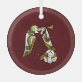 Holiday Angel Glas Ornament (Voorkant)