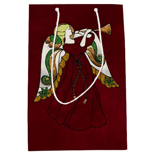 Holiday Angel Medium Cadeauzakje (Voorkant)