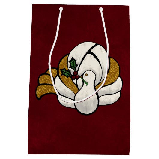 Holiday Angel Medium Cadeauzakje (Achterkant)