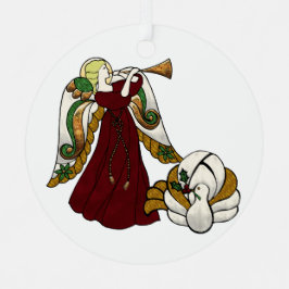 Holiday Angel Metalen Ornament