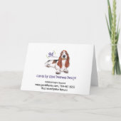 Holiday Angel Pets Feestdagen Kaart (Achterkant)