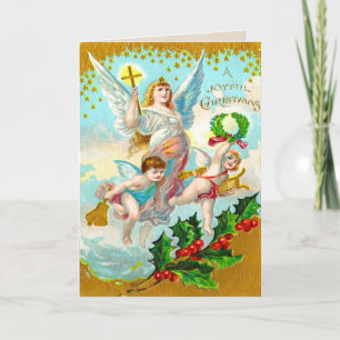 Holiday Angels Kerst Kaart