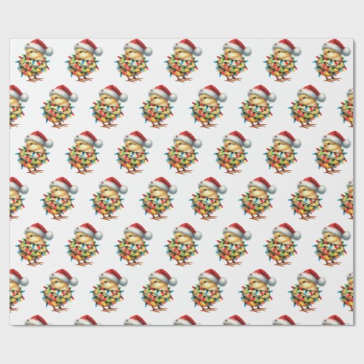 Holiday Animal Charm Cadeaupapier (Vlak)