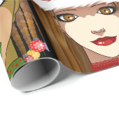 Holiday Anime Girls Cadeaupapier (Rol Hoek)