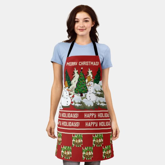 Holiday Apron Schort (Gedragen)