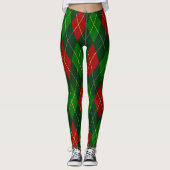 Holiday Argyle Leggings (Voorkant)