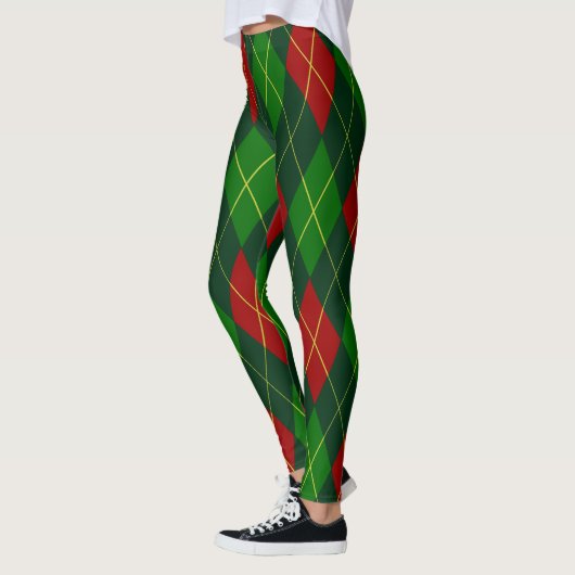 Holiday Argyle Leggings (Links)