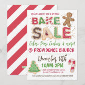 Holiday Bake Sale Flyer Kaart (Voorkant / Achterkant)
