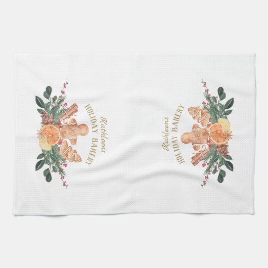 Holiday Bakery Cookie Gingerbrood Theedoek (Horizontaal)