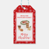 Holiday Baking Christmas Cake Cadeaulabel (Voorkant)