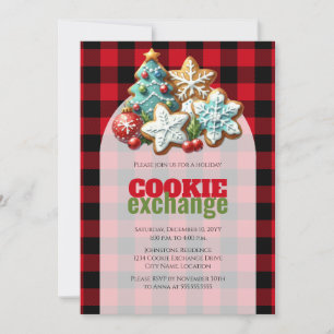 Holiday Baking Christmas Cookie Exchange Kaart