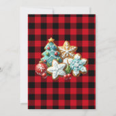 Holiday Baking Christmas Cookie Exchange Kaart (Achterkant)