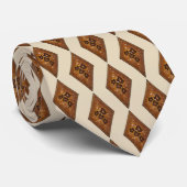 Holiday Baking Cinnamon Sand Tart Kerstkoekje Stropdas (Opgerold)