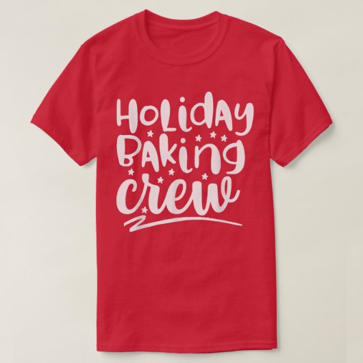 Holiday Baking Crew - Cooking Lover Dessert  T-shirt (Design voorkant)