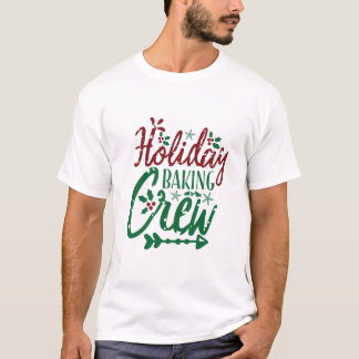 Holiday Baking Crew Feestelijke offerte T-shirt
