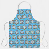 Holiday Baking Kerstmis Hanukkah Snowflake Cookie Schort (Voorkant)