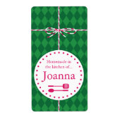 Holiday Baking Label (Voorkant)