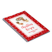 Holiday Baking Recipes Christmas Cake Notitieboek (Rechterzijde)