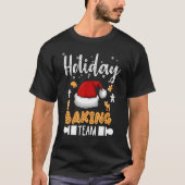 Holiday Baking Team Gingerbread Cookie T-shirt (Voorkant)