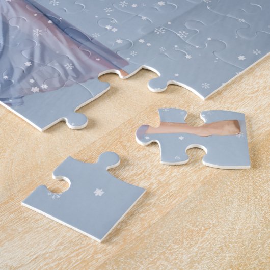 Holiday Ballet Fantasy, Ballerina en Snowman Legpuzzel (Zijkant)