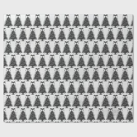 Holiday Bat Tree Cadeaupapier (Vlak)