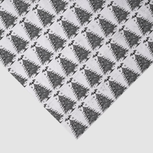 Holiday Bat Tree Tissuepapier (Detail)