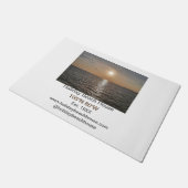 Holiday beach ocean house longitude latitude est.  deurmat (Schuin)