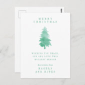 HOLIDAY BEDRIJF | kerstboompost Briefkaart (Voorkant / Achterkant)