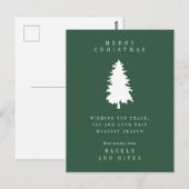 HOLIDAY BEDRIJF | kerstboompost Briefkaart (Voorkant / Achterkant)