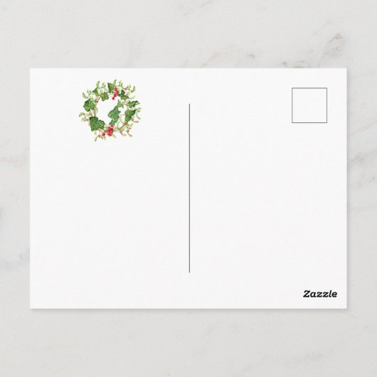 HOLIDAY BEDRIJF | kerstposterijen Briefkaart (Achterkant)