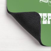 Holiday Bells and Swirls Mousepad, Green Muismat (Hoek)