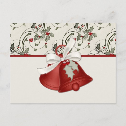 Holiday Bells Design 1 - Kerst Briefkaart (Voorkant)