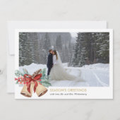 Holiday Bells Photo Holiday Kaart (Voorkant)