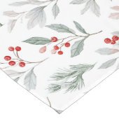 Holiday Berries & Pine Table Runner – Winter Lange Tafelloper (Hoek)