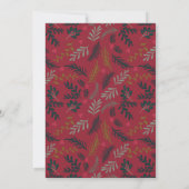 Holiday Berries | Pine Wreath 40th Birthday Party Kaart (Achterkant)