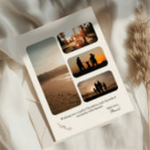 Holiday Berry Branch Christmas Photo Holiday Card Feestdagenkaart