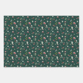 Holiday Berry & Branch Christmas Wrapping Paper (Voorkant)